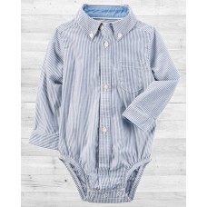 Рубашка-бодик Картерс в мелкую полосочку