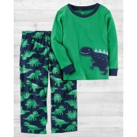 Пижама с флисовыми штанами "Динозаврик" Картерс